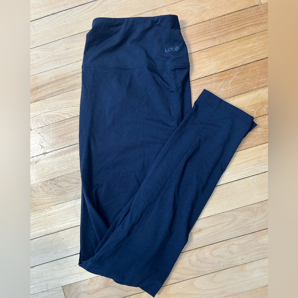 Lole Navy High-Rise Leggings